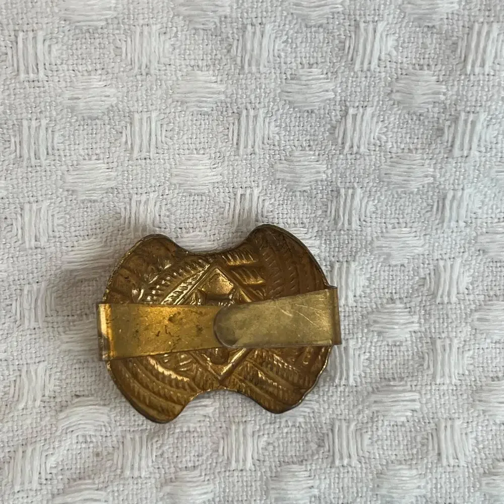 Vintage Boy Scout BSA Cub Scout Wolf Rank Neckerchief Slide - Metal Knot